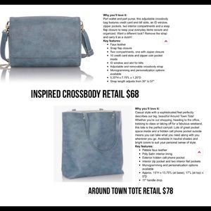 Thirty One Around Town Tote & Inspired Crossbody